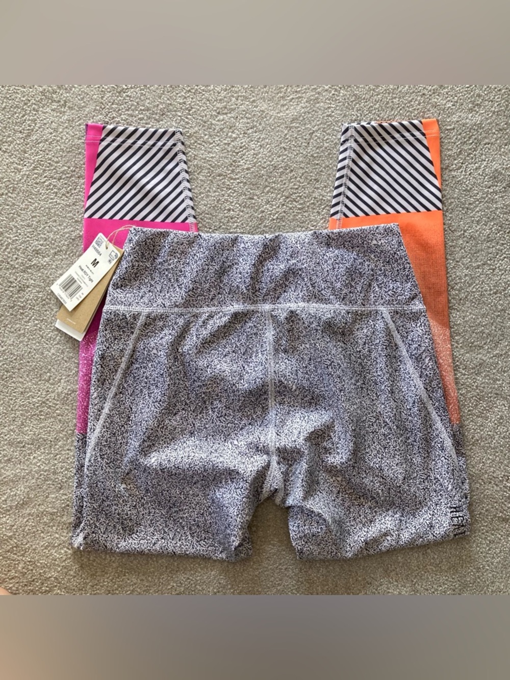 NWT Adidas Women’s Training Tights - Black/White - Picture 5 of 11